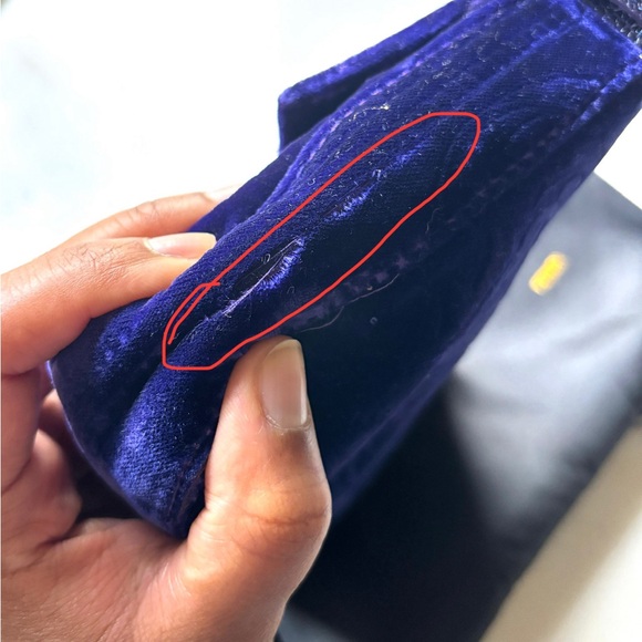 Vintage Fendi Baguette in embroidered purple velvet - Picture 15 of 16